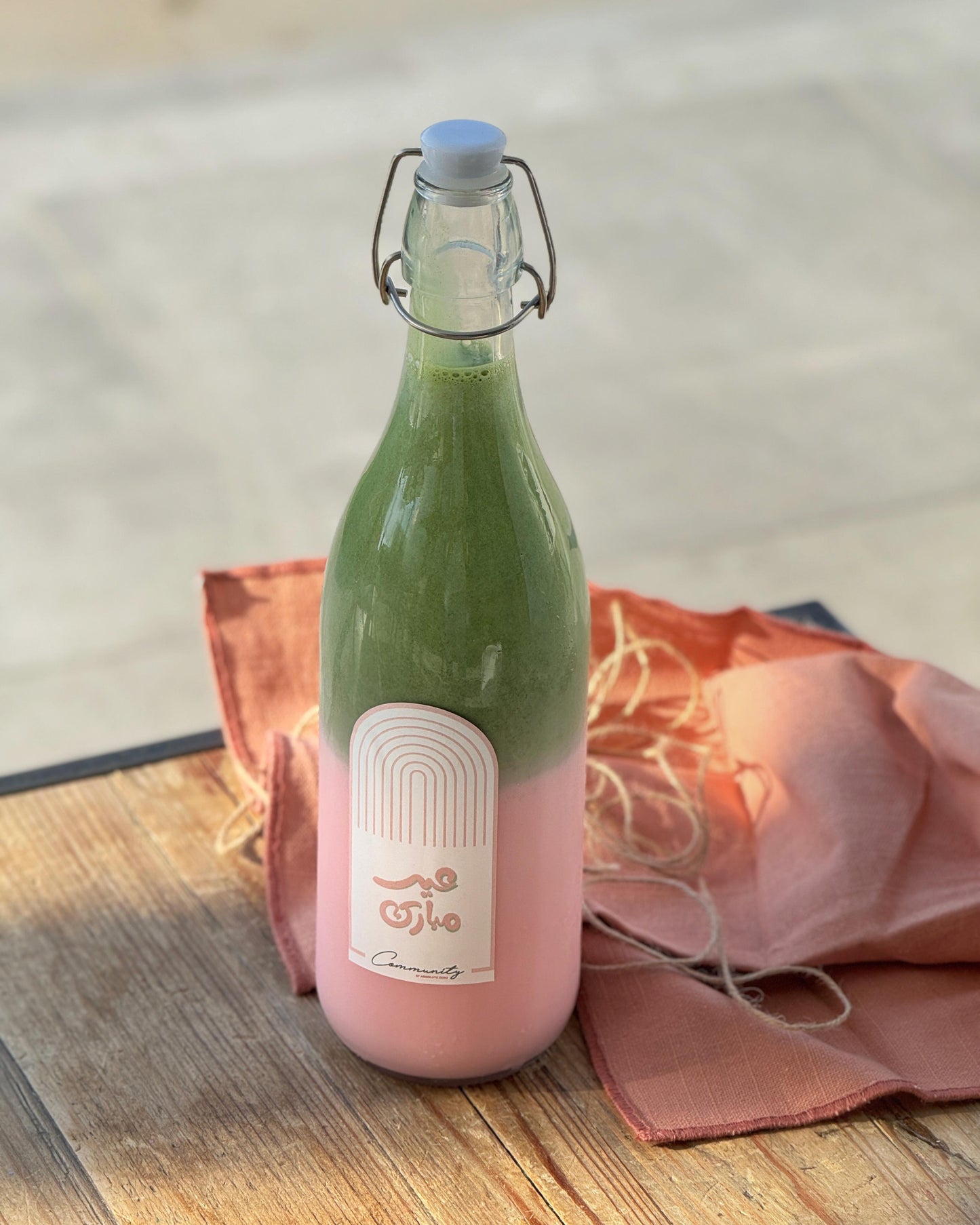 Rose Matcha Latte (1L)