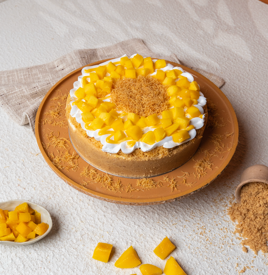 Mango Kunafa Tart